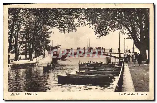 Cartes postales Annecy Le Pont des Amours