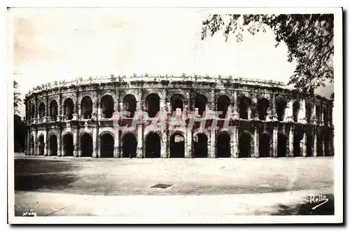 Moderne Karte Nimes Gard Les Arenes amphitheatre romain