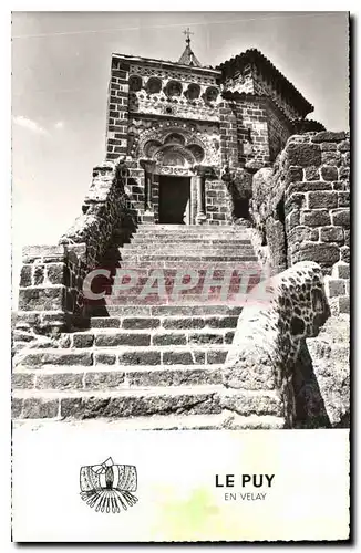 Cartes postales moderne Le Puy En Velay Haute Loire Portail de la chapelle du rocher Saint Michel d'Aiguilhe