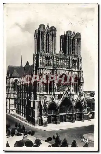 Cartes postales moderne Reims Marne La Cathedrale