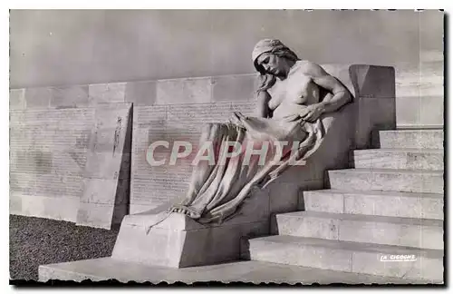 Moderne Karte Vimy Memorial Canadien Lecture des disparus