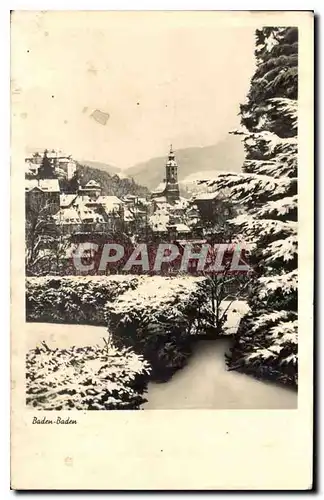 Cartes postales moderne Baden Baden