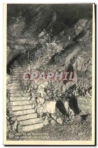 Moderne Karte Grotte de Rocherfort un Coin du Val d'Enfer