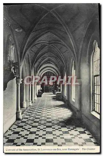 Moderne Karte Convent of the Assumption St Lawrence on Sea near Ramsgale The Cloister