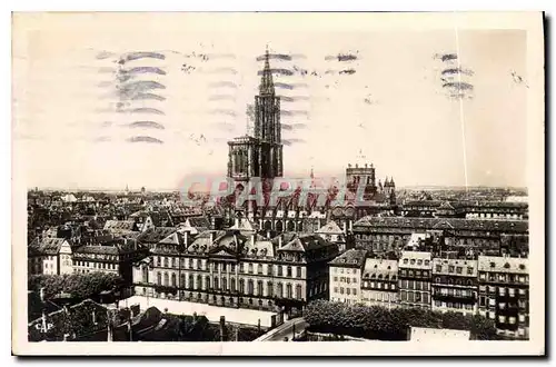Cartes postales Strasbourg Le Palais des Roflan et la Cathedrale