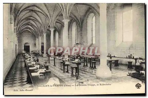 Cartes postales Soligny la Trappe Orne La Grande Trappe le Refectoire