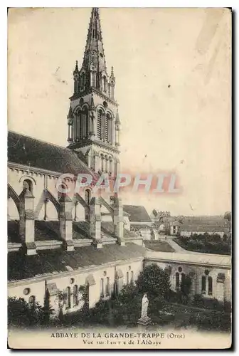 Cartes postales Abbaye de La Grande Trappe Orne Vue sur l en r e de l'Abbaye