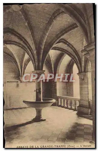 Ansichtskarte AK Abbaye de La Grande Trappe Orne l'Atrium