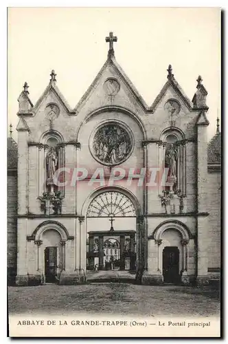 Ansichtskarte AK Abbaye de La Grande Trappe Orne Le Portail principal