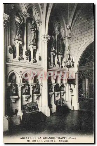 Cartes postales Abbaye de La Grande Trappe Orne Un coin de la Chapelle des Reliques
