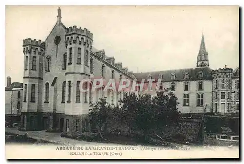 Ansichtskarte AK Abbaye de La Grande Trappe l'Abbaye vue de Nord Ouest Soligny la Trappe Orne