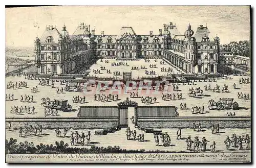 Cartes postales Entree du ch�teau de Meudon