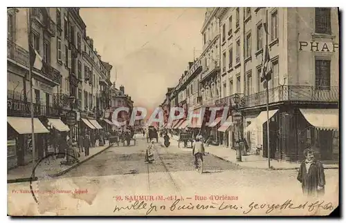 Cartes postales Saumer M et L Rue d'Orleans