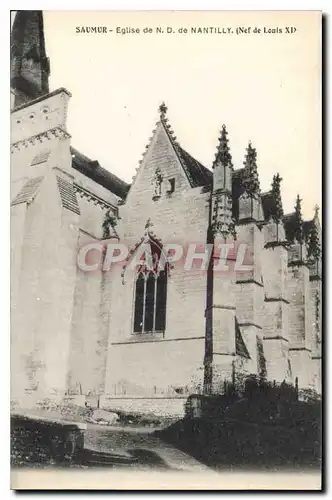 Ansichtskarte AK Saumer Eglise de N D de Nantilly Nef de Louis XI