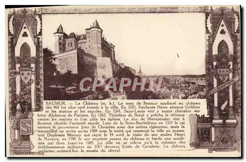 Cartes postales Saumer Le Chateau M H