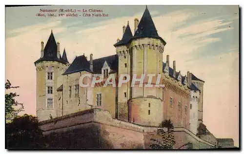 Cartes postales Saumer M et L Le Chateu Cote Nord Est