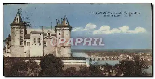 Cartes postales Saumur Rue de Chateau Fort et de la Loire