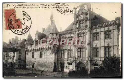 Ansichtskarte AK Saumur M et L l'Hotel de Ville Facade Nord