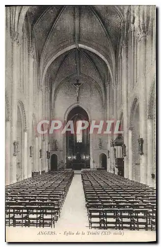 Cartes postales Angers Eglise de la Trinite