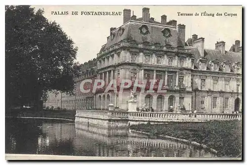 Ansichtskarte AK Palais de Fontainebleau Terrasse de l'Etang des Carpes