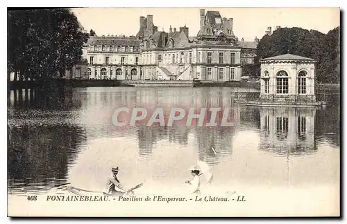 Ansichtskarte AK Fontainebleau Pavillon de l'Empereur Le Chateau