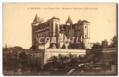 Cartes postales Saumur Le Chateau Fort Monument historique