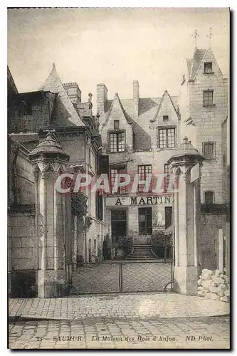 Ansichtskarte AK Saumur Maison des Rois d'Anjou