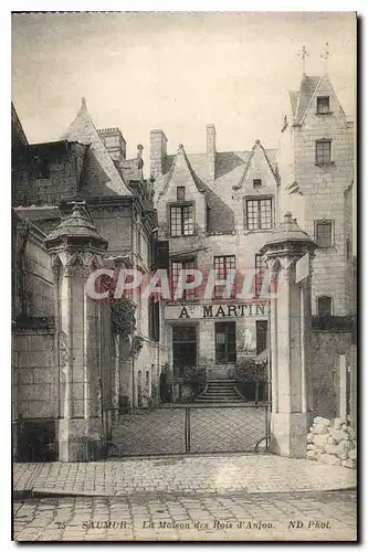 Cartes postales Saumur Maison des Rois d'Anjou