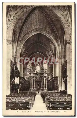 Cartes postales Angers Interieur de la Cathedrale