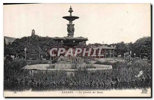 Cartes postales Angers Le Jardin du Mail