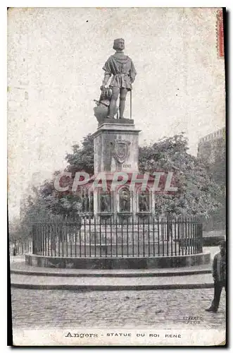 Cartes postales Angers Statue du Roi Rene