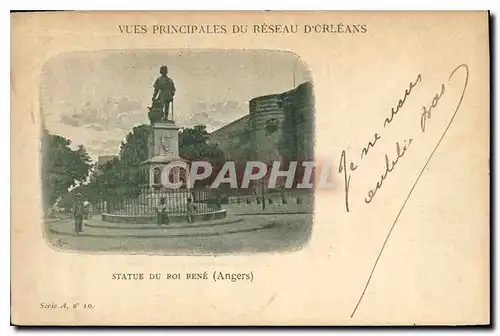 Cartes postales Statue du Roi Rene Angers