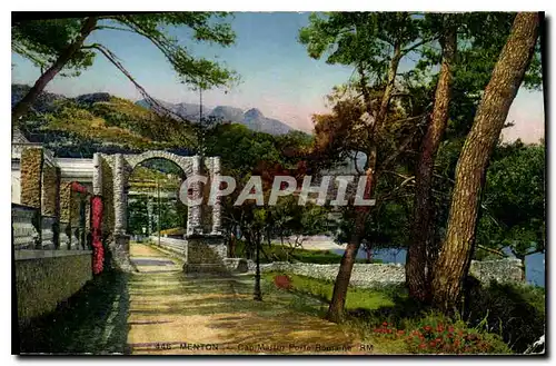 Cartes postales Menton Cap Martin Porte Romaine