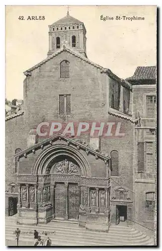 Ansichtskarte AK Arles Eglise St Trophime