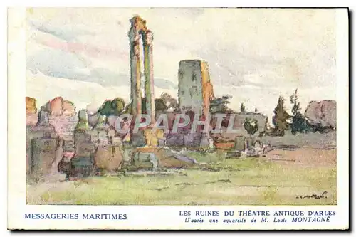 Cartes postales Les Ruines du Theatre Antique d'Arles