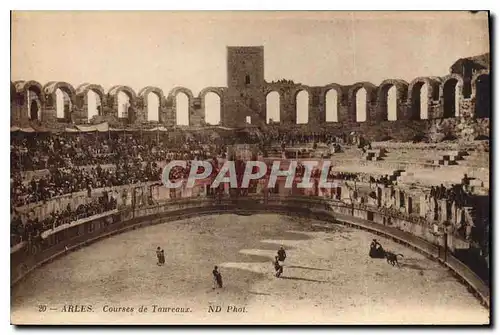 Ansichtskarte AK Arles Courses de Taureaux Corrida