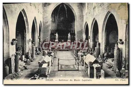 Ansichtskarte AK Arles Interieur du Musee Lapidaire