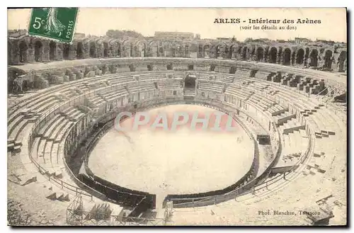 Ansichtskarte AK Arles Interieur des Arenes