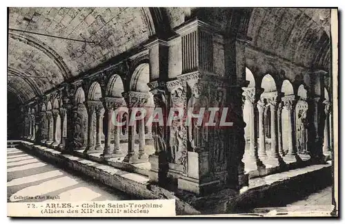 Cartes postales Arles Cloitre Saint Trophime