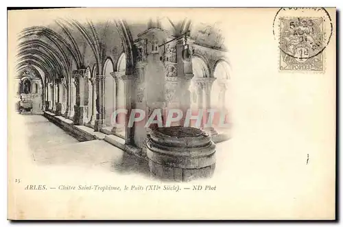 Cartes postales Arles Cloitre Saint Trophime