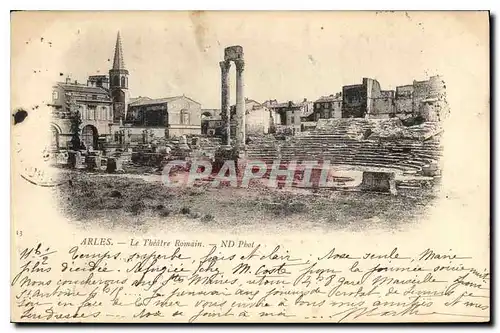 Cartes postales Arles Le Theatre Romain Carte 1899