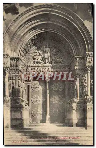 Cartes postales Arles Portail de l'Eglise Sainte Trophime