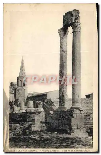 Cartes postales Arles sur Rhone Theatre Antique Colonnes Corinthiennes