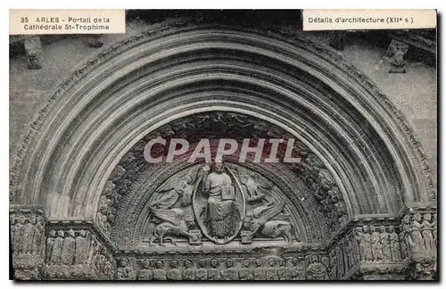 Cartes postales Arles Portail Cathedrale St Trophime