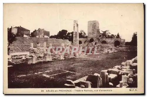 Cartes postales Arles en Provence Theatre Romain vue d'ensemble