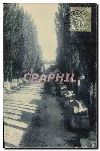 Cartes postales Arles Les Alyscamps L'Allee des Tombeaux