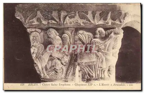 Cartes postales Arles Cloitre Saint Trophime L'Entree a Jerusalem