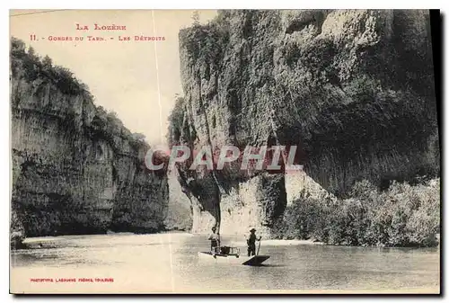 Ansichtskarte AK La Lozere Gorges du Tarn Les Detroits