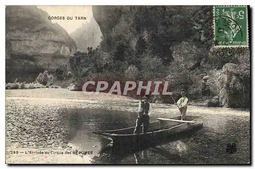 Cartes postales Gorges du Tarn L'Arrivee au Cirque des Beaumes
