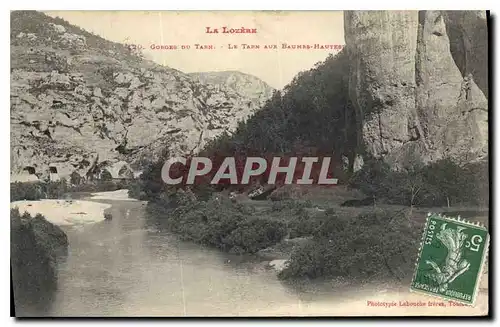 Cartes postales La Lozere Gorges du Tarn Le Tarn aux Beaumes Hautes